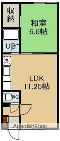 コーポ青雲(1LDK/2階)の間取り写真