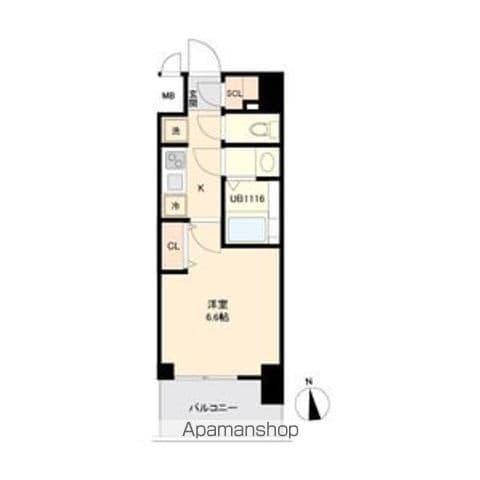 シーズンフラッツ千種(1K/10階)の間取り写真