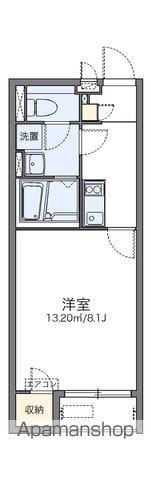 レオネクストフォセット(1K/1階)の間取り写真