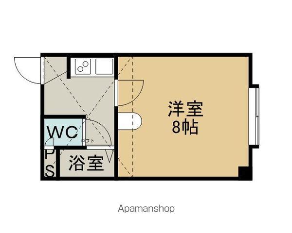 メゾン・ド・ピエール(1K/1階)の間取り写真