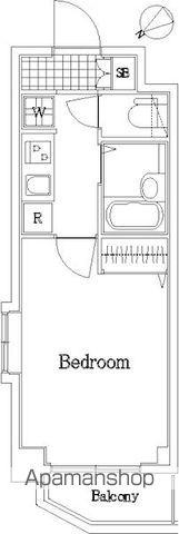 アヴィニティー上板橋(1K/2階)の間取り写真