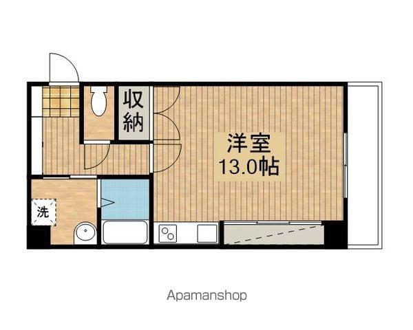 第6甚ビル(ワンルーム/7階)の間取り写真