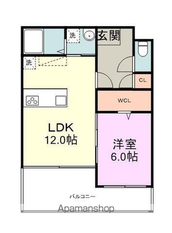 PHOENIX福津BAYSIDE(1LDK/5階)の間取り写真