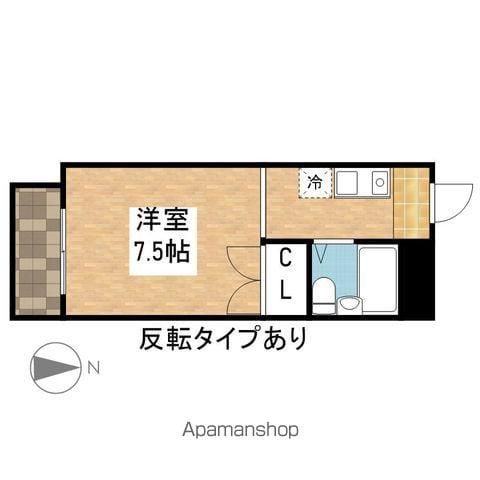 サニーサイドⅠ(1K/2階)の間取り写真