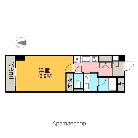 レジデンス上前津スクエア(1K/3階)の間取り写真