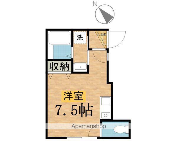 CLAIRE中野町(ワンルーム/1階)の間取り写真