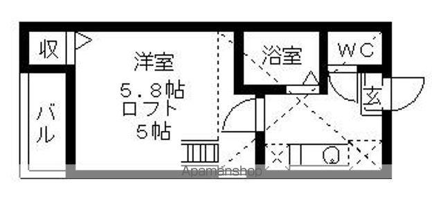 LOFT3千種(1K/2階)の間取り写真