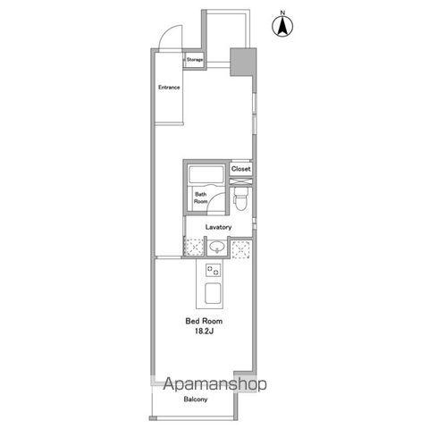 アプリーレ久屋大通公園(ワンルーム/11階)の間取り写真