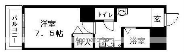 グレイス今池(1K/10階)の間取り写真