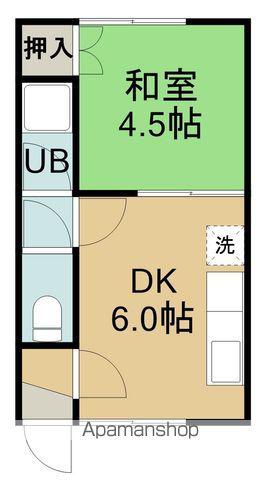 サクセス千歳(1DK/2階)の間取り写真