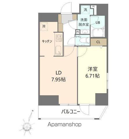 HOPE CITY秋葉原(1LDK/9階)の間取り写真