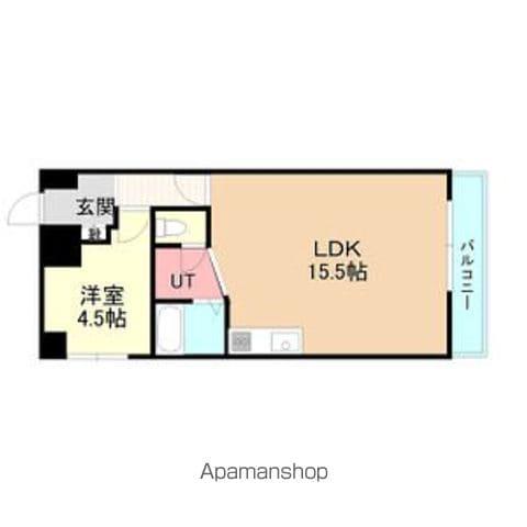 共栄パレス(1LDK/3階)の間取り写真