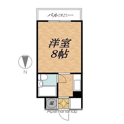 クラックスハイム第3帯広(1K/9階)の間取り写真