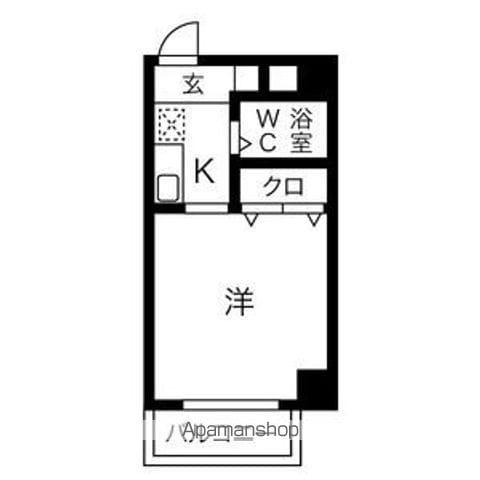 グレイス日比野(1K/6階)の間取り写真