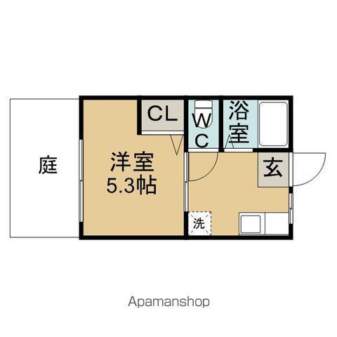 プラネット駒(1K/2階)の間取り写真