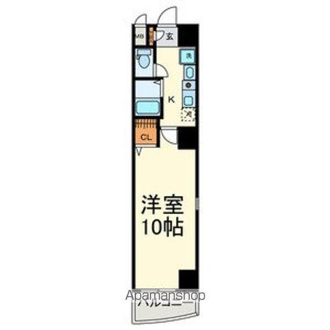 ITOH弐番館(1K/4階)の間取り写真