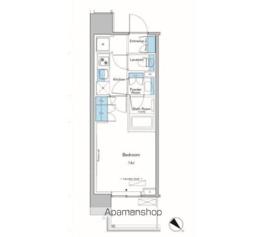 ルフォンプログレ滝野川(1K/10階)の間取り写真