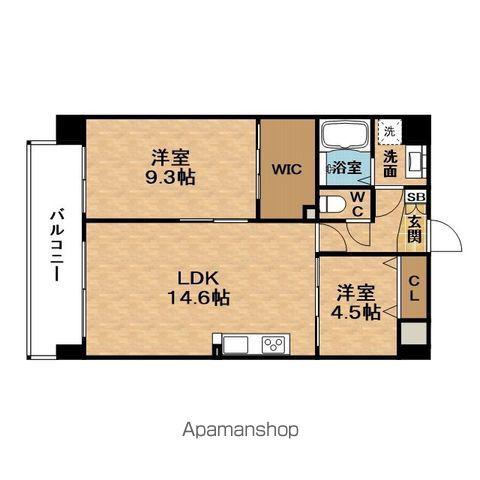 ALIVISNODAHANSHIN(2LDK/2階)の間取り写真