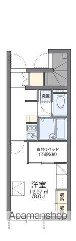 レオパレスエクセル林泉寺 弐(1K/1階)の間取り写真