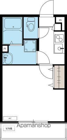 リブリ・OGW蕨(1K/1階)の間取り写真