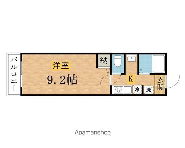 リブリ・ウインター(1K/2階)の間取り写真