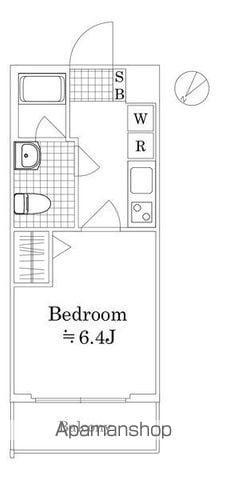 ラフィスタ元町Ⅱ(1K/1階)の間取り写真