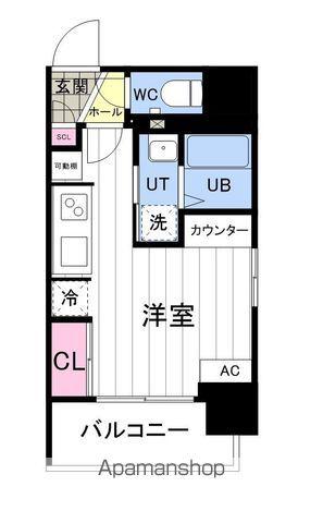 ASTER N13(1K/3階)の間取り写真