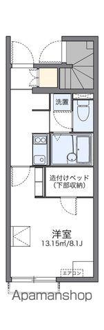 レオネクストサンバードC(1K/1階)の間取り写真