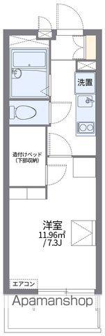 レオパレス妙慶(1K/1階)の間取り写真