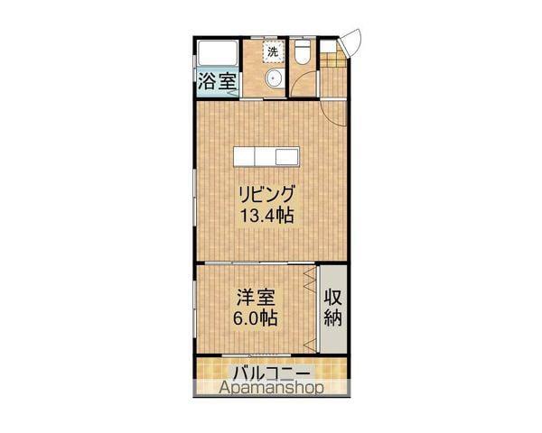 ヴェレッザ恒久(1LDK/2階)の間取り写真
