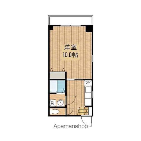 タウンハウスK(1K/2階)の間取り写真