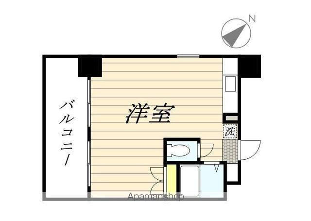 パンルネックスクリスタル博多駅南(ワンルーム/2階)の間取り写真