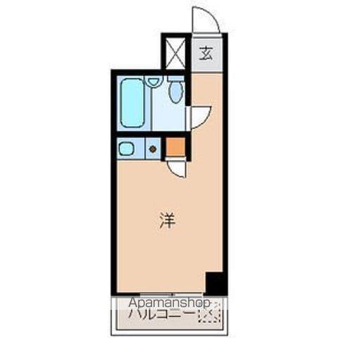 ハートイン城北町(ワンルーム/2階)の間取り写真