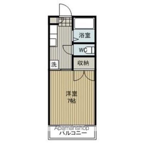 ベアーレ羽黒(1K/1階)の間取り写真