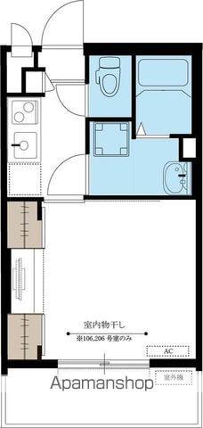 リブリ・砂田橋(1K/2階)の間取り写真