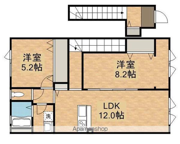 イルピーノ(2LDK/2階)の間取り写真