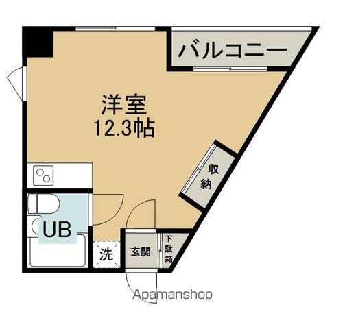 アーブ北3(ワンルーム/2階)の間取り写真