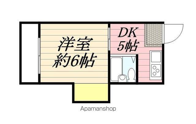 PHOENIX香椎参道(1DK/3階)の間取り写真