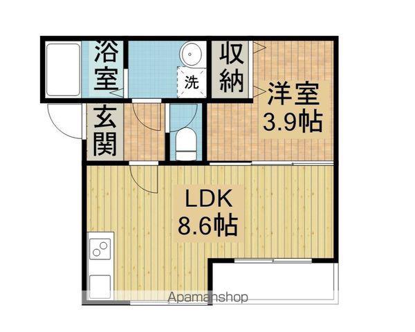 ステラ豊中庄内(1LDK/1階)の間取り写真