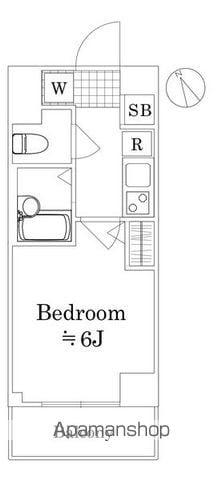 ヴォーガコルテ都立家政(1K/1階)の間取り写真