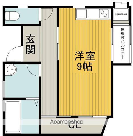 ＢＵＮハウス(ワンルーム)の間取り写真
