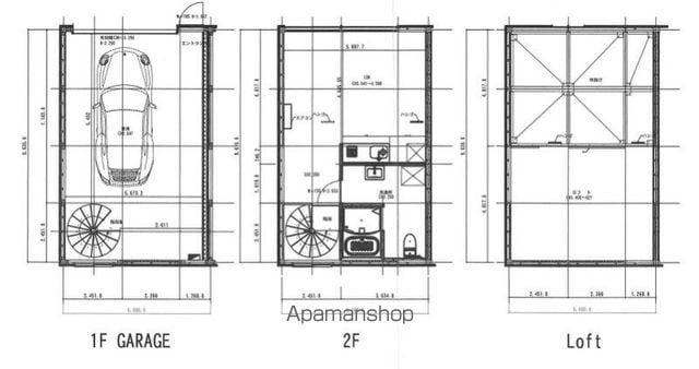 GーHANGAR1821(ワンルーム/1階)の間取り写真