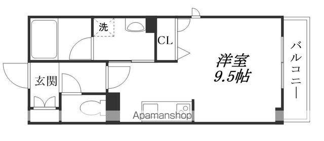シャーメゾン SUBLIME(ワンルーム/1階)の間取り写真