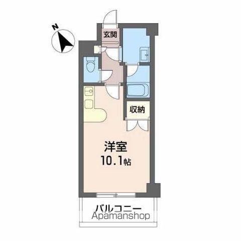 クレエ メルベーユ(ワンルーム/3階)の間取り写真