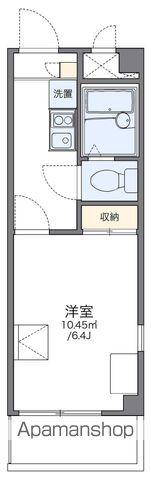レオパレスエタージュ(1K/2階)の間取り写真