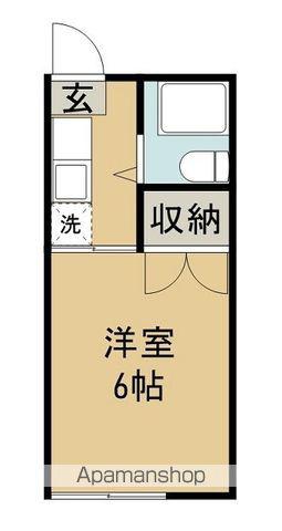 パナハイツカワサキ(1K/2階)の間取り写真
