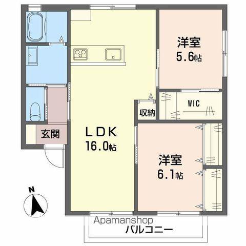 セジュール小東(3DK/1階)の間取り写真