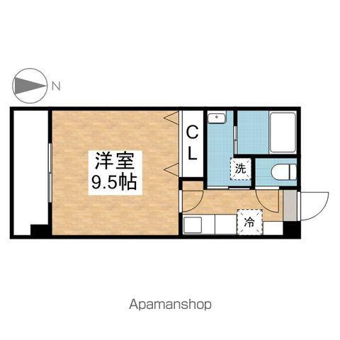 アメニティ吹上(1K/3階)の間取り写真