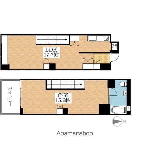 FLATS GAZERY(1LDK/2階)の間取り写真