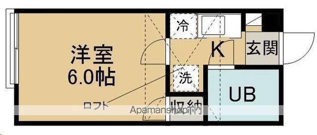 ロフティフェスタ(1K/2階)の間取り写真